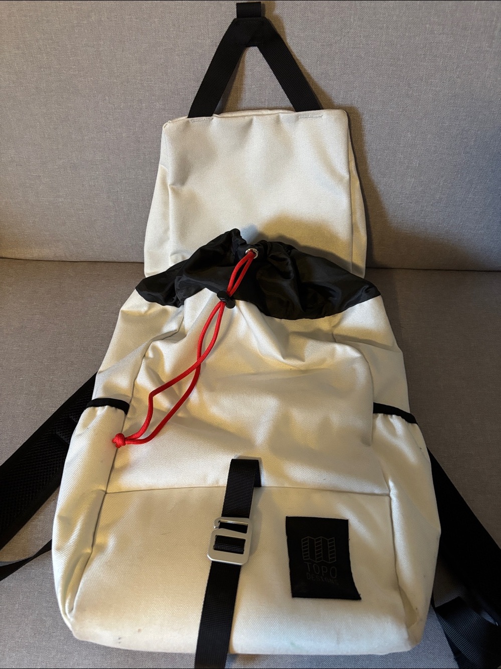 Topo Designs Backpack with Black Trim - Picture 3 of 5